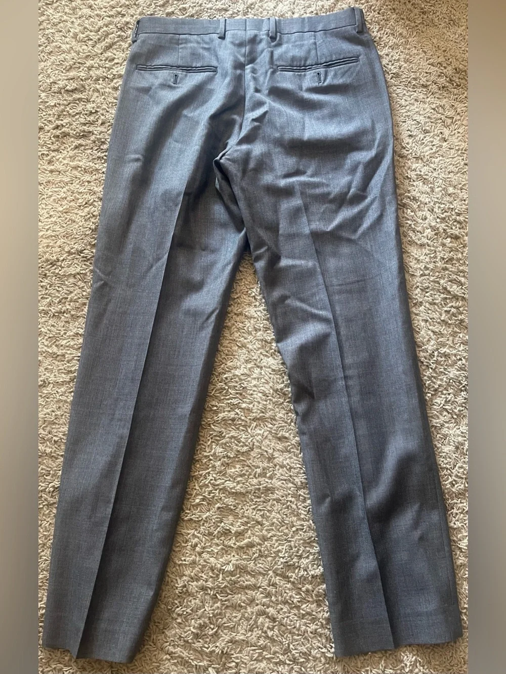 J.Crew Ludlow Tollegno Italian Wool Dress Pants Gray 30 x 29